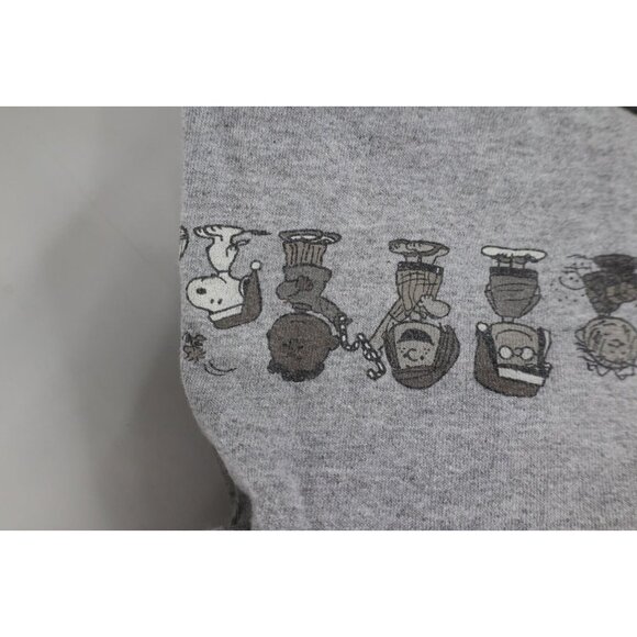 Vintage 90s Peanuts Charlie Brown Mens Medium All Over Print Christmas T-Shirt - Picture 8 of 16